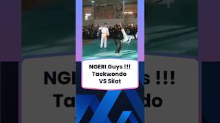 Silat vs Taekwondo [upl. by Eecal]