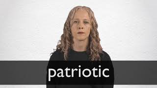 How to pronounce PATRIOTIC in British English [upl. by Nylatsyrc906]