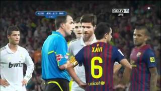 Barcelona amp Real Madrid Fight  Super Cup 2011 quotHDquot [upl. by Meridith]