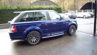 Range Rover Sport Project KAHN Cosworth RS300 2011 Bali Blue [upl. by Roinuj]