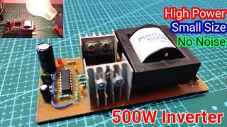 How to make 500W Inverter  using ATX Transformer  12V to 220V  Using SG3525 [upl. by Gans813]