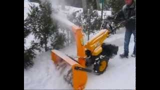 SNOW THROWER implement FOR WALKING TRACTOR JANSEN MGT 270 [upl. by Ahsiugal]