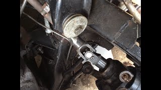 Episode 6 605 to stock 1964 Chevy Impala steering shaft [upl. by Omocaig976]