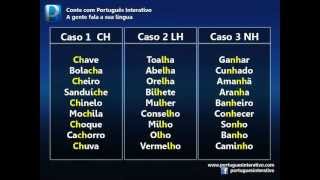 Fonética do português brasileiro  dígrafos CH LH e NH [upl. by Suoicerpal963]