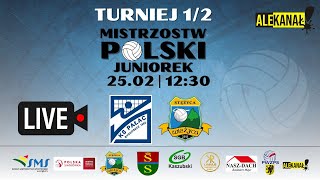 Turniej 12 Mistrzostw Polski Juniorek  Bydgoszcz vs Stężyca volleyball [upl. by Wyon148]