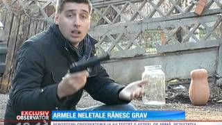 Armele de tip airsoft rănesc grav [upl. by Acired]