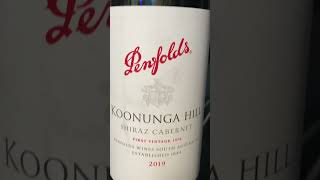 Penfolds Koonunga Hill Shiraz Cabernet 2019 [upl. by Toole]