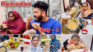 🌙 RAMADAN  1 😍  Athazham To Iftar 🥰  Mashura  Basheer Bashi  Suhana [upl. by Enyawal]