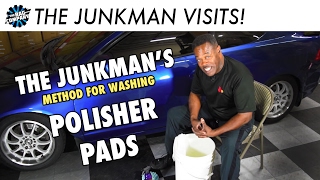 How To Wash Polisher Pads w The Junkman [upl. by Elleined]