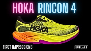 HOKA Rincon 4 First Impressions [upl. by Stedman675]