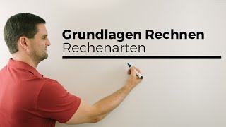 Grundlagen Rechnen Addition Subtraktion Division Multiplikation  Mathe by Daniel Jung [upl. by Yentruoc638]