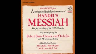 Robert Shaw Handels Messiah Highlights [upl. by Conal]