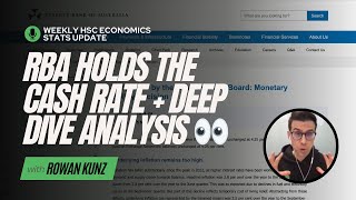 Weekly HSC Economics Stats Update RBA Holds And Some Deeper Analysis on Neutral Cash Rate [upl. by Ajnat]