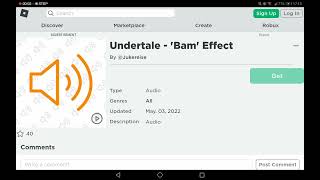 Undertale  Bam Effect 75 OR 100 KILLSTREAK SOUND EFFECT [upl. by Travis]