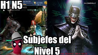 ANIQUILACIÓN al Jefe Atrocitus y subjefes del nivel 5  Noches Oscuras  Injustice 2 Mobile [upl. by Macilroy]