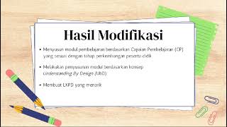 UTS Pemahaman tentang peserta didik dan pembelajarannya  Modifikasi Modul Ajar [upl. by Adnuhsal]