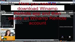 PS3 Media Server Windows Media Player and Winamp Remote [upl. by Aerdied]