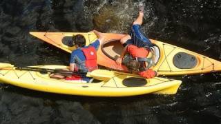 Reentering a SitInside Kayak [upl. by Arianie]