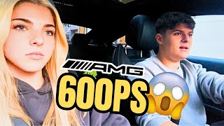 Ich fahre 600PS AMG mit Fibi😮 [upl. by Pudens339]