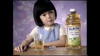 Welchs White Grape Juice Commercial 2001 [upl. by Saxe]