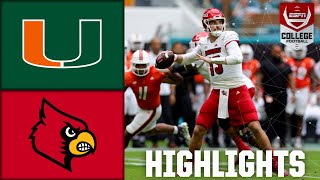 Louisville Cardinals vs Miami Hurricanes  Full Game Highlights [upl. by Adel]