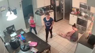 Children Help Mom During Seizure [upl. by Tillie]