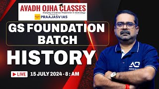 GS Foundation  Modern History  Lecture 1  By Avadh Ojha Sir avadhojha ancienthistory [upl. by Gerbold]