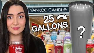 I Melted Every Yankee Candle Together Into A Giant Candle [upl. by January]