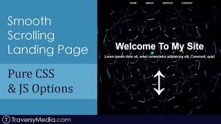 Landing Page With Smooth Scroll  3 Options [upl. by Sillsby]