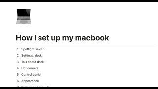 How to customise your MacBook 🤩 💻 [upl. by Dorene]