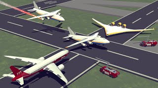 Runway Collisions amp Airport Accidents 5  Besiege [upl. by Akinohs]