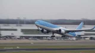 Jetairfly Boeing 76738EER Take off at Brussels Airport  OOJAP [upl. by Nylecaj515]