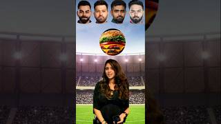 Virat Kohli vs Rohit Sharma vs Babar Azam vs Rishabh Pant  Ritika Sajdeh Asks🐐shorts cricket [upl. by Atrice816]