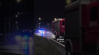 🚨 SGPR4 Poznań  Straż strażpożarna Strażak Pomoc Firetruck feuerwehr firebrigade [upl. by Dlanar]