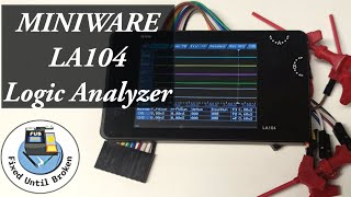 Miniware Logic Analyzer LA104 Review [upl. by Ehrman329]