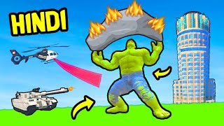 GTA 5 HULK Mod  FunnyHindi  Hitesh KS [upl. by Llenrub]