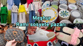 Meşhur rami sosyete pazarı 🤗çok çeşitli ve ucuz‼️ kıyafet alışverişi  çeyiz alışverişi  pazar turu [upl. by Brote448]