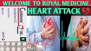 CORDATONE AMIODARONE ROYAL How to use CORDARONE OR AMIODARONE Tab dose side effects Hindi  MAI [upl. by Dolli]