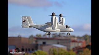 The RC Geeks EFlite V22 Osprey TiltRotor Flight at MRCF [upl. by Ajuna]