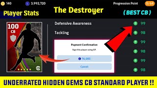 99 Defensive Engagement 99 Aggression Cheapest CB Ever 76000 GP Only   eFootball 2024 Mobile [upl. by Kerwin]