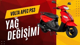 VOLTA APEC PS3 YAĞ DEĞİŞİMİ volta apec yağdeğişimi motul [upl. by Amos]