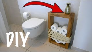 Ordnung im Badezimmer mit System  DIY Toilettenpapierhalter [upl. by D'Arcy]