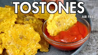 Crispy amp Easy Air Fryer Tostones The Ultimate Plantain Recipe [upl. by Korey]