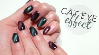 Efekt CAT EYE ♦ proste zdobienie hybrydowe ♦ NeoNail [upl. by Aitsirhc]