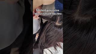 6D third generation hair extension machine [upl. by Drofkcor]