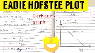 Eadie  Hofstee Plot  Enzymology [upl. by Eeliah807]