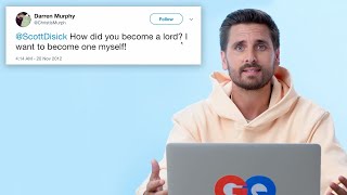 Scott Disick Replies to Fans on the Internet  Actually Me  GQ [upl. by Undine]