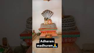 Adharam madhuram🙏LifestyleWithMani shorts video [upl. by Annola]