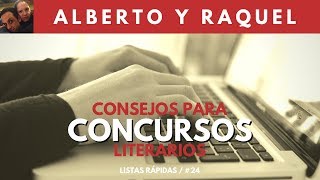 Listas rápidas  24 Cómo participar en concursos literarios 5 consejos [upl. by Ji]