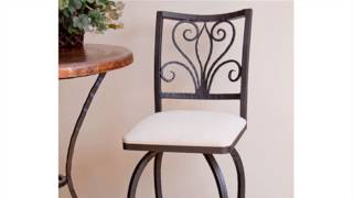 HOW TO  Refinish a Wrought Iron Bar Stool [upl. by Aivil]